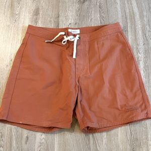 Saturdays NYC Men’s Boardshort Swim Trunk Size 30, Burnt Orange